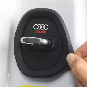 Silicone Car Door Lock Buckle Cushion for Audi