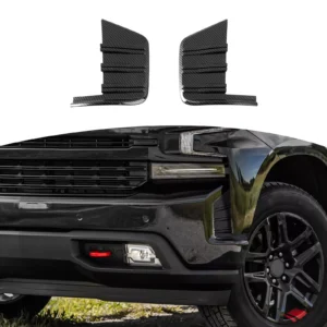Front Grill Bumper Side Decoration Cover for Chevrolet Silverado 2020-2024