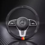 Carbon Fiber Anti-Slip Steering Wheel Cover for Mercedes-Benz 4 7374 d1cf20