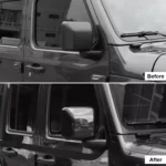 Car Rearview Mirror Base Decoration Cover for Jeep Wrangler JL 2020-2024 6 7453 5673b0