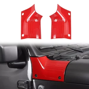 Car Engine Hood Angle Wrap Cover for Jeep Wrangler JL 4xe & Gladiator JT 2020-2024