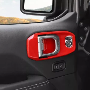 Car Inner Door Handle Bowl Cover for Jeep Wrangler JL & Gladiator JT 2020-2022