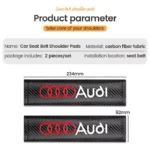 Car Seat Belt Shoulder Protector Cushion Pad for Audi, BMW, Mercedes-Benz 7 7725 3508d5