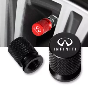 Infiniti Tire Valve Caps for Q50, Q60 & QX60 – Airdust Waterproof Tyre Stem Covers