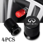 Infiniti Tire Valve Caps for Q50, Q60 & QX60 – Airdust Waterproof Tyre Stem Covers 4 7770 ef901e