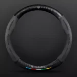 Mercedes-Benz C43 CLA GLA Suede Carbon Fiber Steering Wheel Cover 8 7849 c001b8