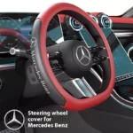 Mercedes-Benz Car Anti-Slip Leather Steering Wheel Cover for A, C, E, GLA 4 7885 5b5b9a