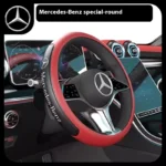 Mercedes-Benz Car Anti-Slip Leather Steering Wheel Cover for A, C, E, GLA 8 7885 feef37
