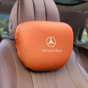 Luxury Car Headrest & Lumbar Pillow for Mercedes-Benz A45, C43, GLE