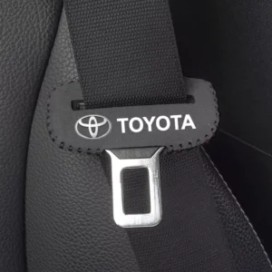 Suede Seat Belt Buckle Protector Cover for Toyota GR Supra, Corolla, Yaris