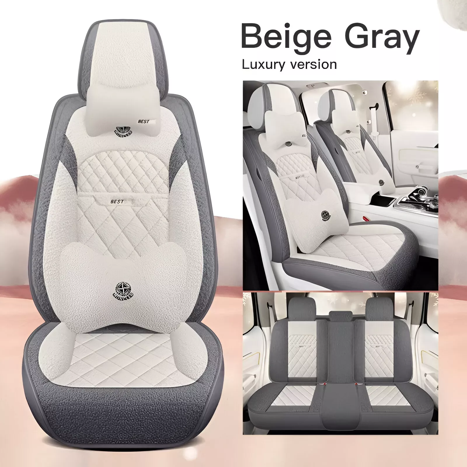 Luxury beige gray