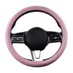 Pink Leather Steering Wheel Cover for Toyota 4 8262 e1b37d