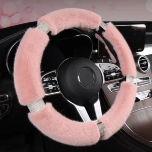 Universal Anti-Slip Suede Car Steering Wheel Cover for Mercedes