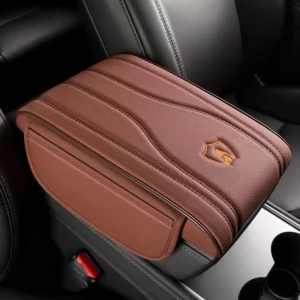 Universal Nappa Leather Armrest Cover for Toyota, Hyundai, Volkswagen