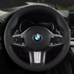 Handmade Genuine Leather Anti-Slip Steering Wheel Cover for BMW 3 8629-102353.webp