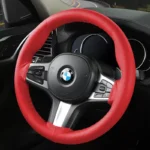 Handmade Genuine Leather Anti-Slip Steering Wheel Cover for BMW 7 8629 a888ff