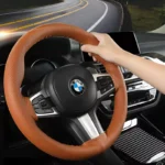 Handmade Genuine Leather Anti-Slip Steering Wheel Cover for BMW 4 8629 fb31ae