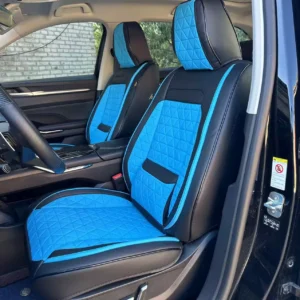 Luxury Blue Leather Car Seat Covers for Honda