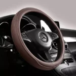 Anti-Slip Faux Leather Steering Wheel Cover for Mercedes 6 8744 86c06c