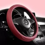 Anti-Slip Faux Leather Steering Wheel Cover for Mercedes 4 8744 a2d220