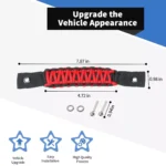 Car Taildoor Glass Grab Handle for Jeep Wrangler JL 2018-2024 10 8897 a7eb00