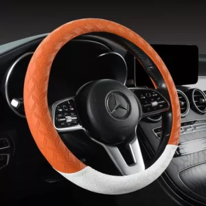 Universal Anti-Slip Steering Wheel Cover – Premium Leather for Toyota, Ford, Honda, Mercedes-Benz