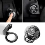 Premium Engine Start Stop Button Cover – Fits Nissan GTR, X-Trail, Qashqai 6 9040 d7f310