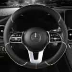 Audocovers Anti-Slip Leather Steering Wheel Cover for Volkswagen and Mercedes 7 9147 058c35