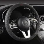 Luxury Suede Steering Wheel Cover for Mercedes-Benz and Toyota – Universal 15" Anti-Slip Grip 8 9324 03267a
