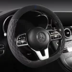 Luxury Suede Steering Wheel Cover for Mercedes-Benz and Toyota – Universal 15" Anti-Slip Grip 9 9324 2d5ed5