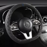 Luxury Suede Steering Wheel Cover for Mercedes-Benz and Toyota – Universal 15" Anti-Slip Grip 5 9324 7fa632