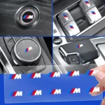 Window Lift Button Stickers & Steering Wheel Decals for BMW 4 9463 278987