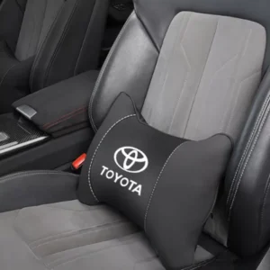 Cowhide Car Seat Headrest and Lumbar Support for Toyota