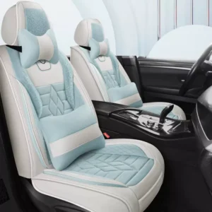 Warm and Durable Car Seat Covers Set for BMW
