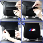 BMW X1 X2 X3 X5 X6 Headrest Cover Neck Pillow – Synthetic Fiber Memory Cotton 6 9658 7763b5