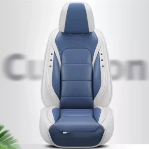 Pink Leather Car Seat Cover Set for BMW, Volkswagen, Peugeot