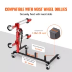 Heavy-Duty Car Dolly Storage Rack with 360° Swivel Casters, 4-Dolly Capacity 8 13448 3d1268