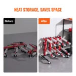 Heavy-Duty Car Dolly Storage Rack with 360° Swivel Casters, 4-Dolly Capacity 6 13448 9b9423