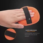5-Inch Microfiber Wax Applicator Pads with Elastic Grip for Hand Polishing 5 13463 732a5f