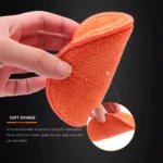 5-Inch Microfiber Wax Applicator Pads with Elastic Grip for Hand Polishing 7 13463 9256df