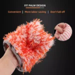 Ultra-Absorbent Plush Microfiber Car Wash Mitt Gloves – 5 Pack 4 13478 04d07b