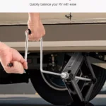 Heavy Duty RV Scissor Jacks Set of 4, 5000 lb Stabilizer & Leveling Jacks 6 13484 780118