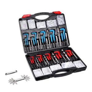Complete Helicoil Thread Repair Kit SAE & Metric Rethreading Tool Set