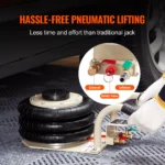 3 Ton Triple Air Bag Pneumatic Car Jack – Fast Lift Heavy Duty Garage Jack 7 13492 032faf