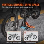 440lb Hydraulic Motorcycle Lift Stand Adjustable Dirt Bike Jack 7 13501 d81320