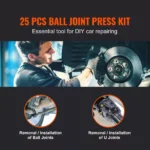 25-Piece Heavy Duty Ball Joint Press & Removal Tool Kit 5 13510 9af80d