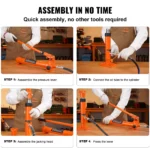10 Ton Hydraulic Porta Power Auto Body Frame Repair Kit 6 13511 191cd0