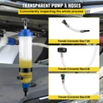 1.5Qt Manual Oil & Brake Fluid Extractor Pump Kit for Cars & Engines 7 13513 240eb3