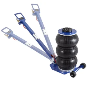 3 Ton Triple Bag Pneumatic Air Jack with Wheels & Long Handle