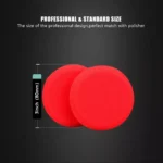4” Round Hand Polishing Sponge Pads for Waxing & Buffing 8 13522 cd75bb